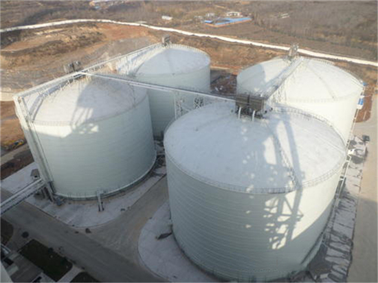 自贡5000吨立式粉煤灰储存罐